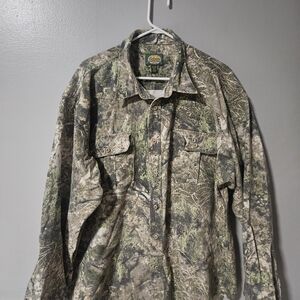 Cabela's Green and Brown Lightweight Shirt Jacket